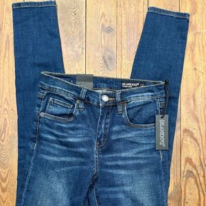 25 NWT Blank NYC Skinny Dark Whiskers Denim Jeans